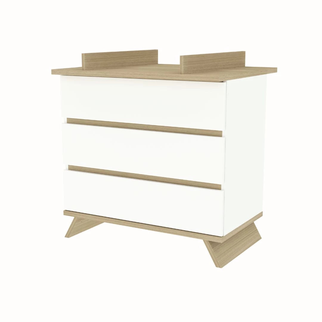 Faktum comoda SIENNA cu extensie pentru schimbat scutece White