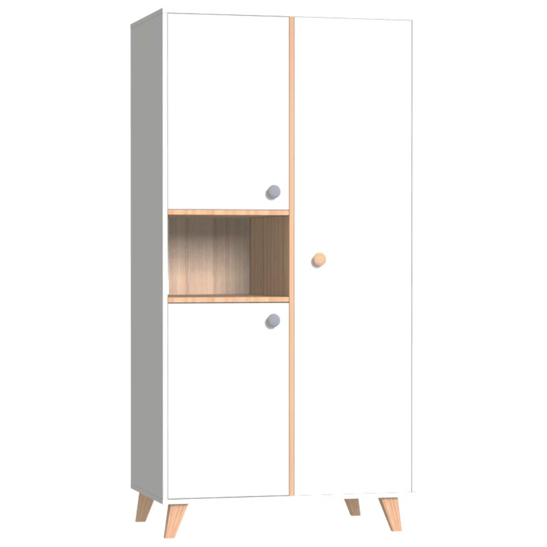 Faktum Dulap cu 2 usi COLETTE 96x57x190 cm White