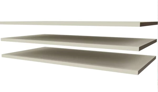 Faktum raft pentru dulapuri SIENNA cu 2 sau 3 usi Cashmere 3 buc