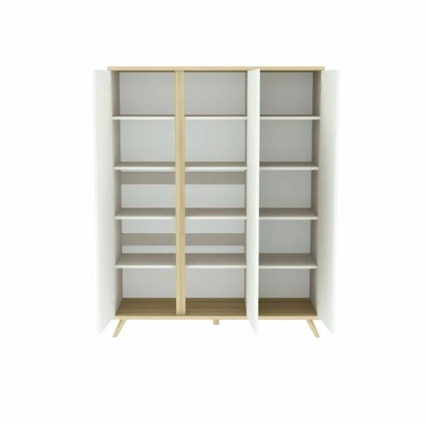 Faktum raft pentru dulapuri SIENNA cu 2 sau 3 usi White 3 buc