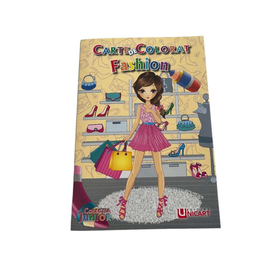 Unicart Carte de colorat Colectia Junior 3 ani+ Fashion B5 Imagine principală a produsului