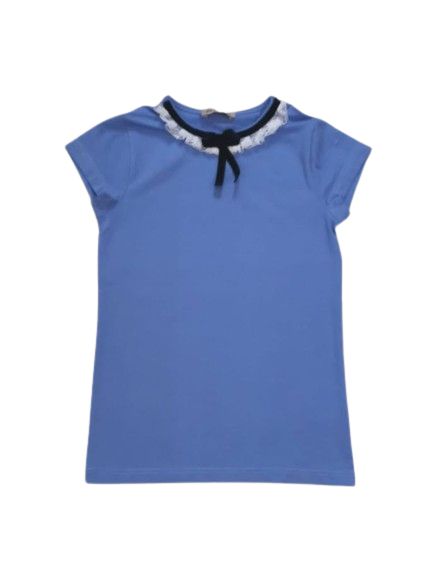 Uniforma Camasa fete Felicia cu maneca scurta Bleu