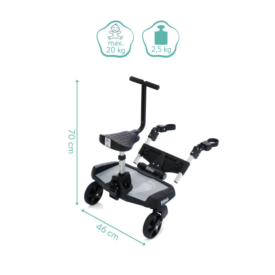 Fillikid adaptor pentru carucior cu scaun Wide 2 ani+
