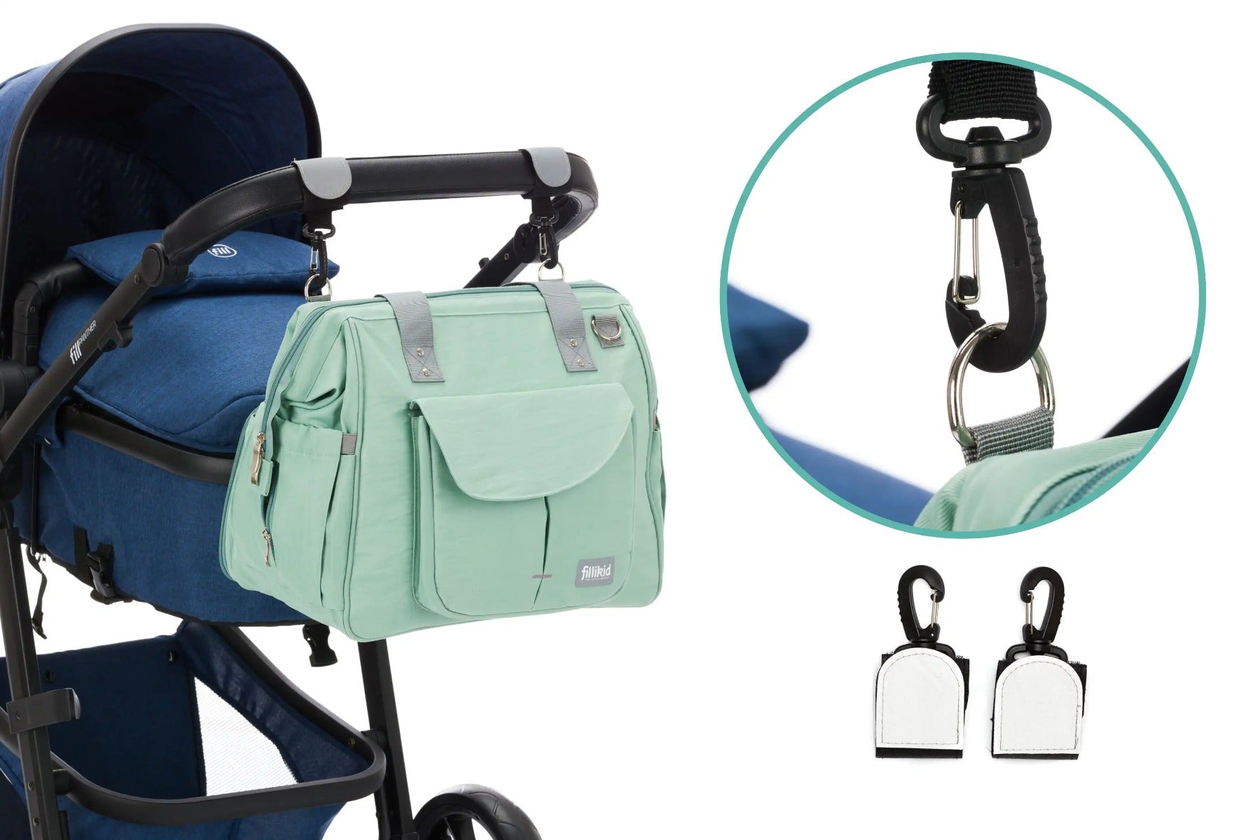 Fillikid geanta mamici SYLT 0m+ Menta