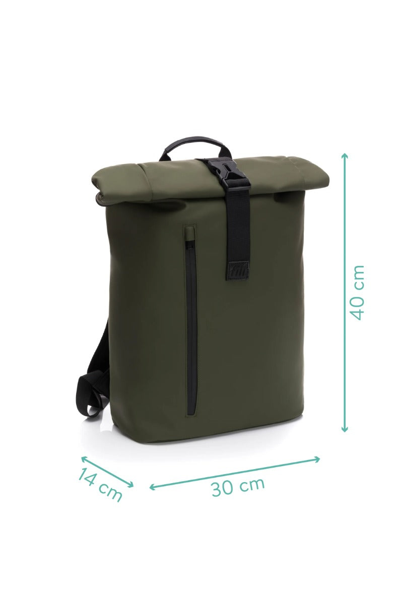 Fillikid geanta mamici tip rucsac de infasat OSLO 0m+ Green Imagine secundară a produsului