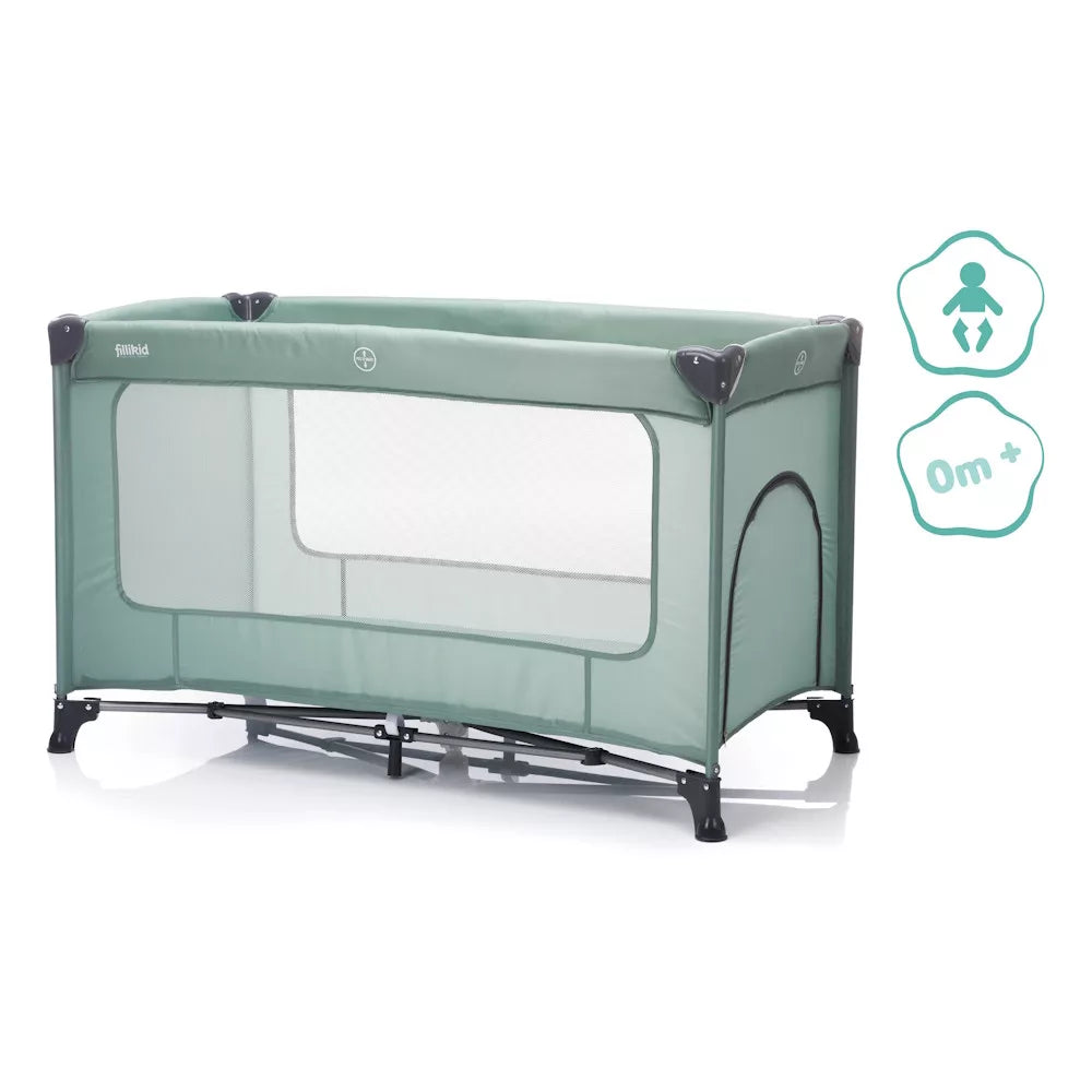 Fillikid patut pliabil Nizza 120x60 cm 0m+ Green