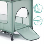 Fillikid patut pliabil Nizza 120x60 cm 0m+ Green