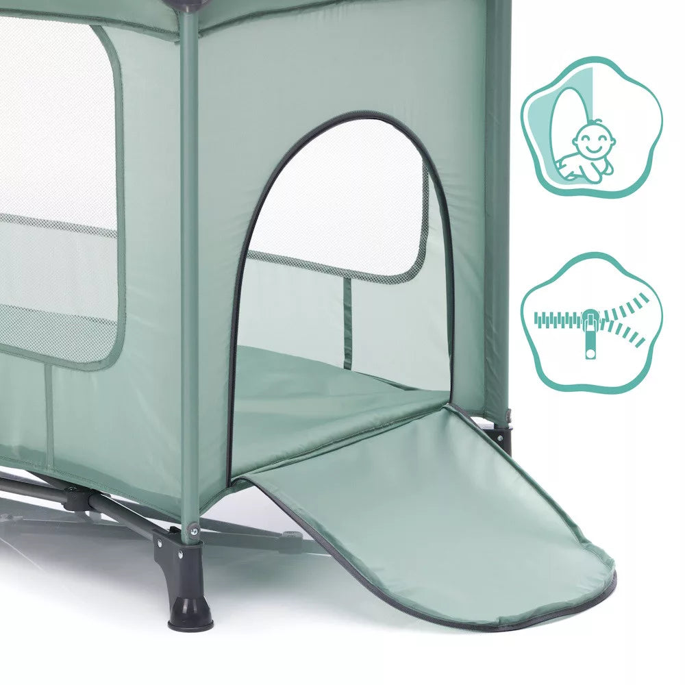 Fillikid patut pliabil Nizza 120x60 cm 0m+ Green