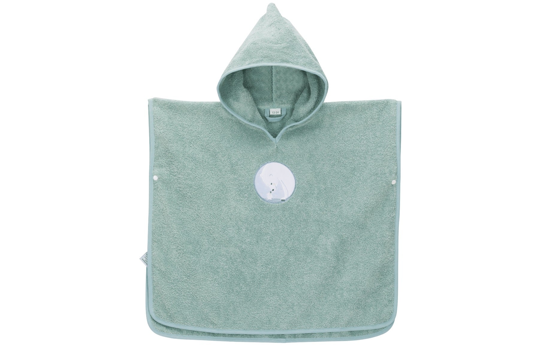 Fillikid poncho frotir cu gluga 59x54 cm 12m+ Urs Polar