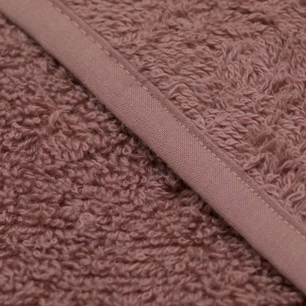 Fillikid prosop de baie cu gluga 75x75 cm 0m+ Iepuras Roz