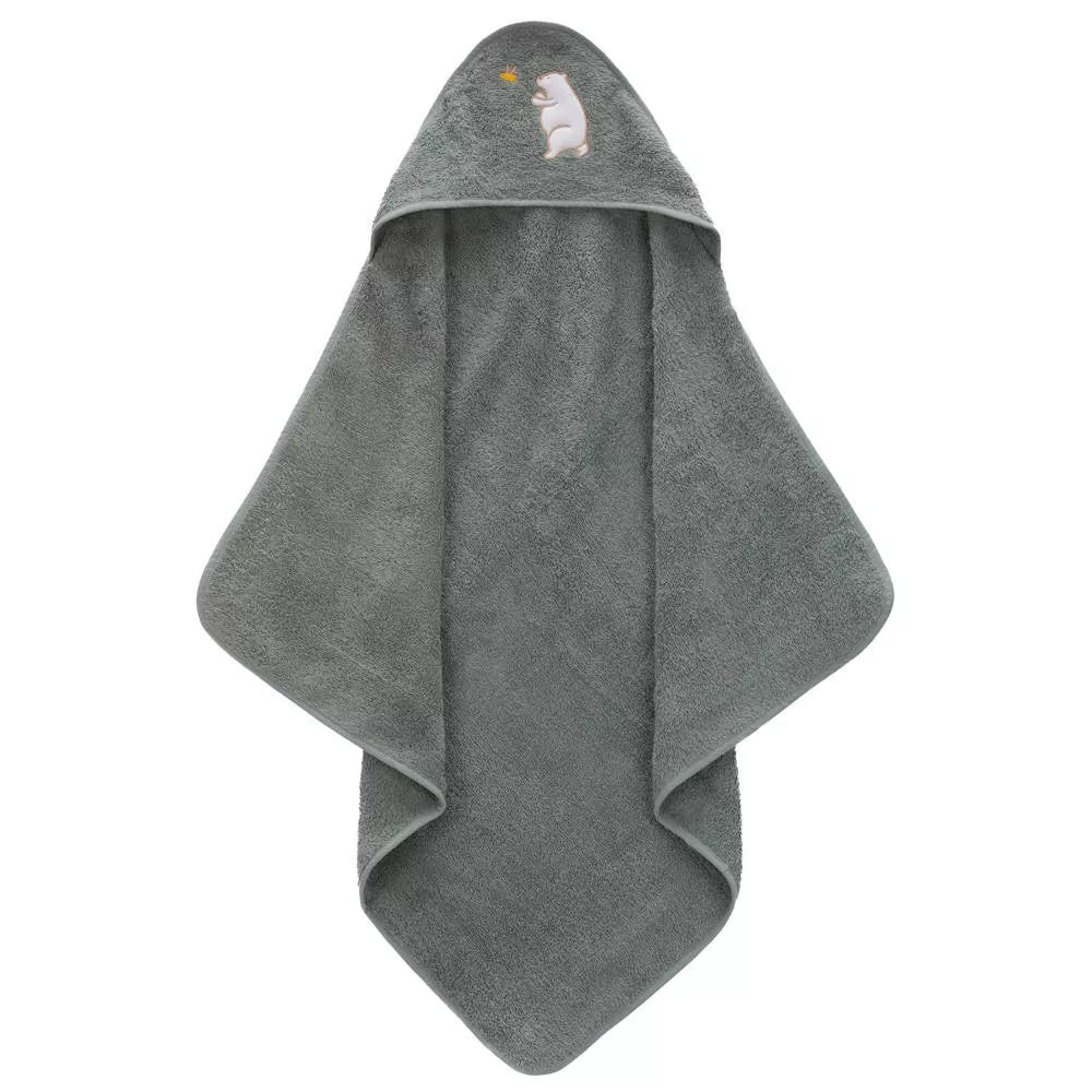 Fillikid prosop de baie cu gluga 75x75 cm 0m+ Urs Verde