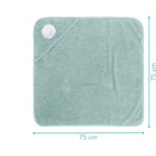 Fillikid prosop de baie cu gluga 75x75 cm 0m+ Urs Polar