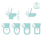 Fillikid reductor toaleta cu scara BEN 24m+ Grey&White