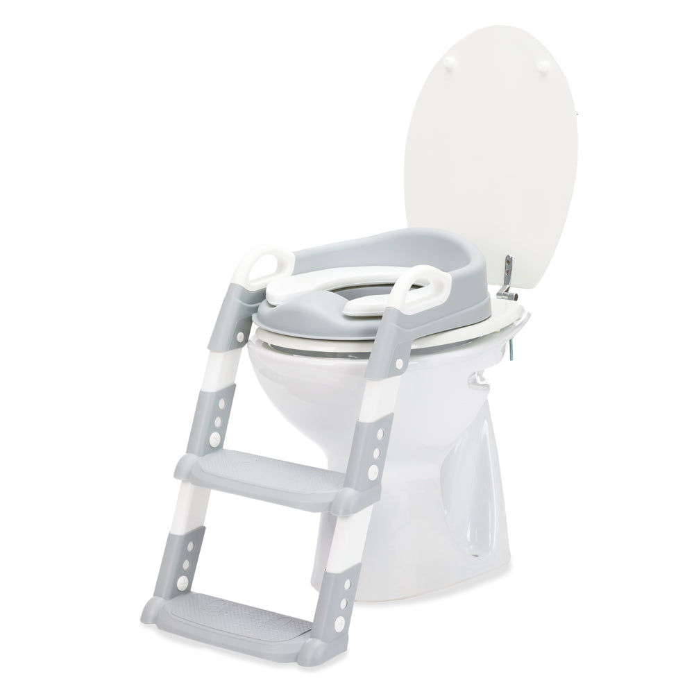 Fillikid reductor toaleta cu scara BEN 24m+ Grey&White Imagine secundară a produsului