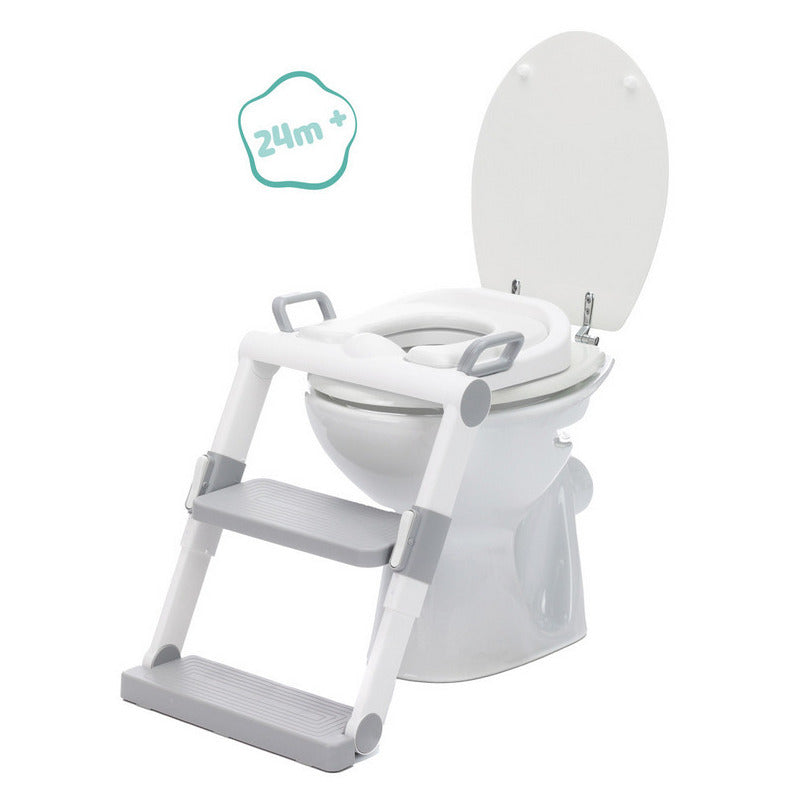 Fillikid reductor toaleta cu scara Toailet-Trainer 24m+ Dark Grey&White