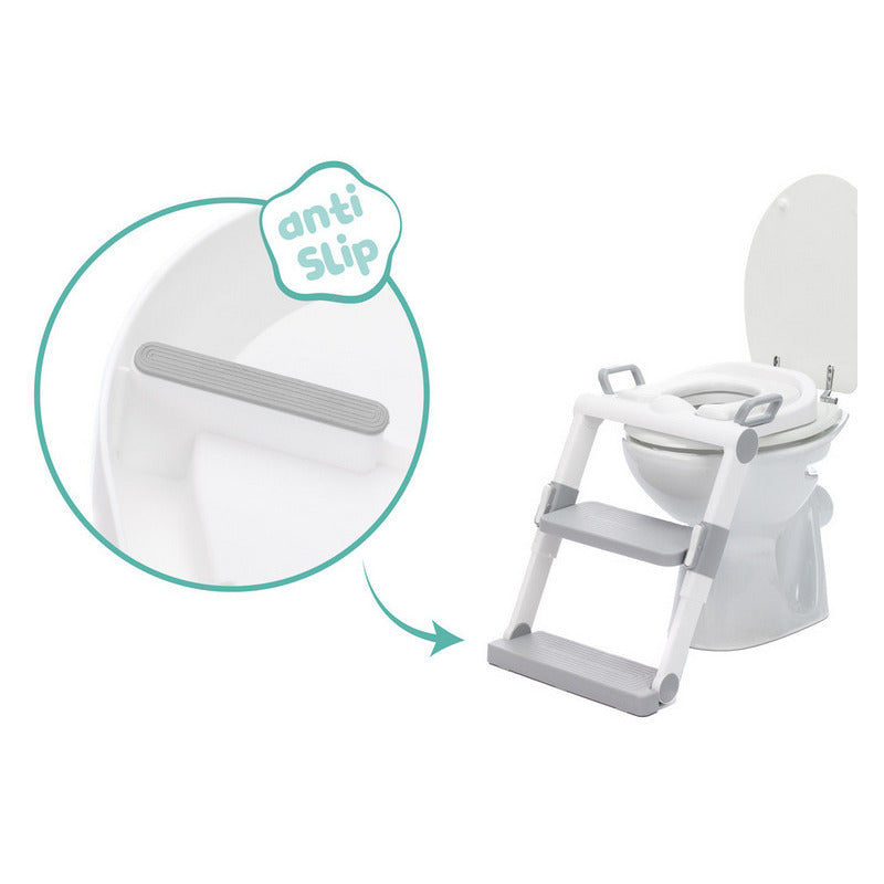 Fillikid reductor toaleta cu scara Toailet-Trainer 24m+ Dark Grey&White