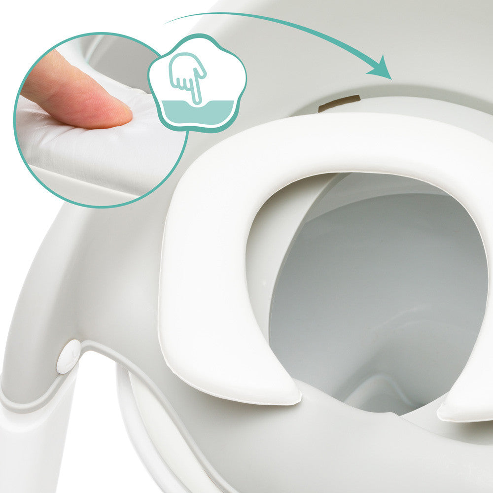 Fillikid reductor toaleta cu scara Toailet-Trainer 24m+ Grey&White