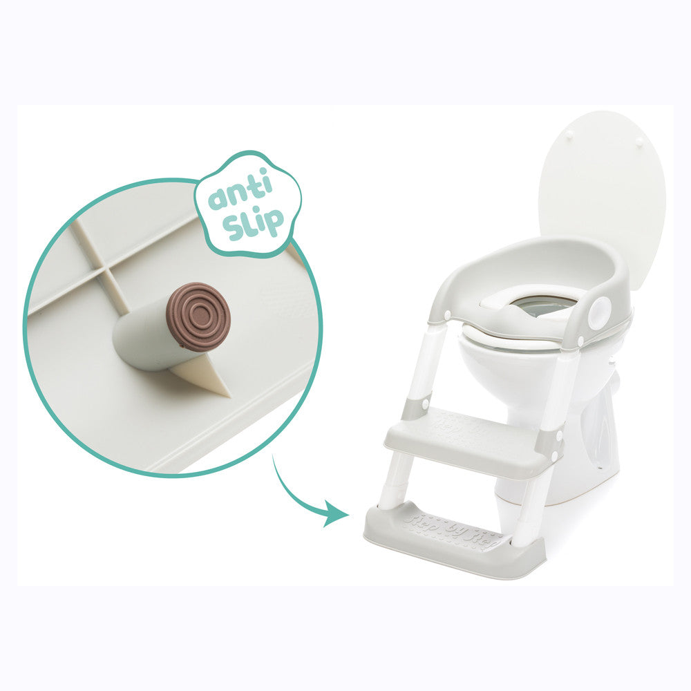 Fillikid reductor toaleta cu scara Toailet-Trainer 24m+ Grey&White