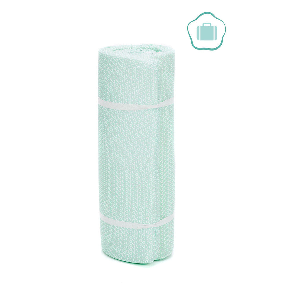 Fillikid saltea burete pentru patut pliabil 120x60x4 cm Menta