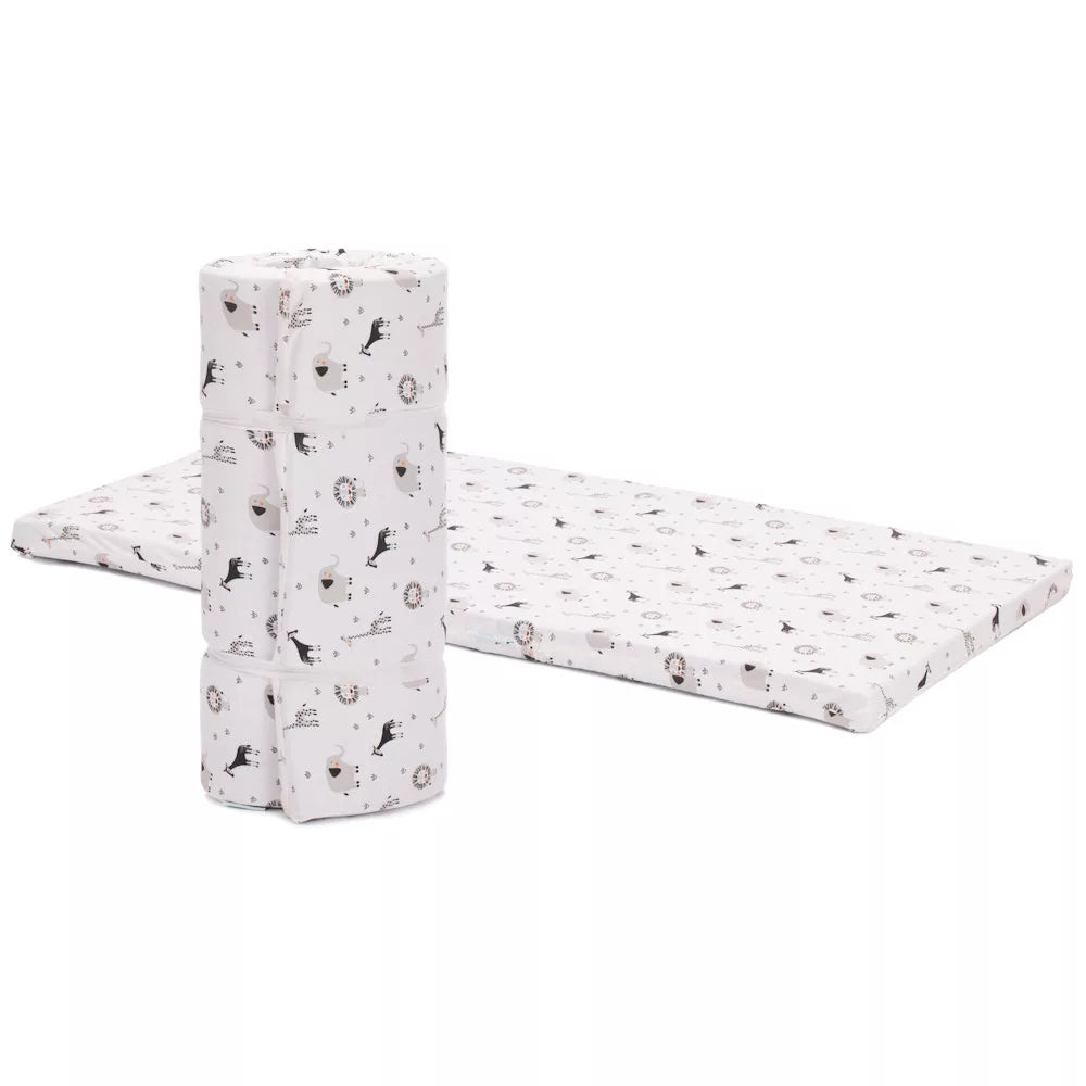 Fillikid saltea burete pentru patut pliabil 120x60x4 cm Natur Arfica