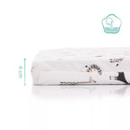Fillikid saltea burete pentru patut pliabil 120x60x4 cm Natur Arfica