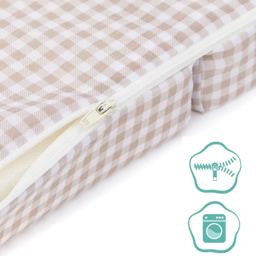 Fillikid saltea pentru patut pliabil 120x60x4 cm Patratele bej