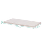 Fillikid saltea pentru patut pliabil 120x60x4 cm Patratele bej