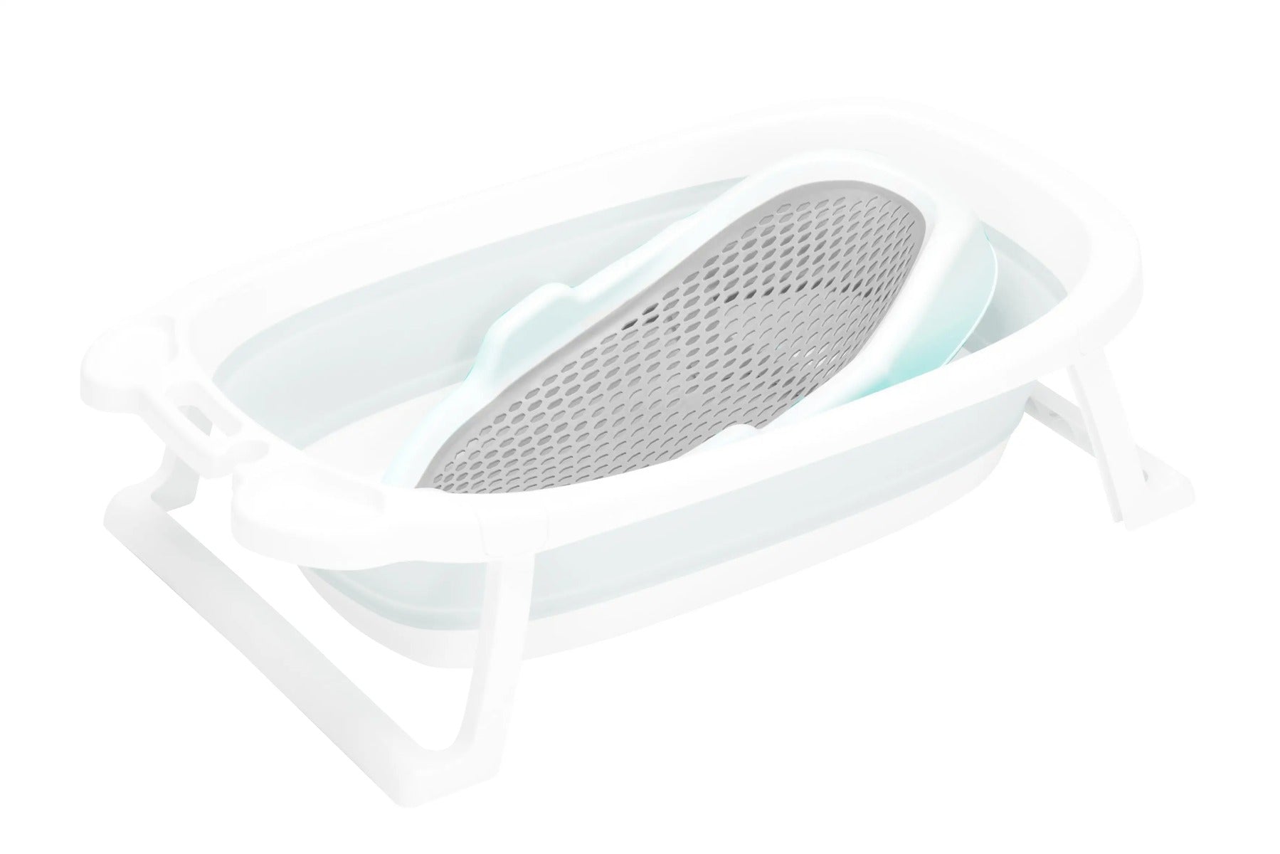 Fillikid suport pentru baie 0m+ Grey-White Imagine principală a produsului