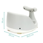 Fillikid suport pentru baie Balena 6m+ Grey-White