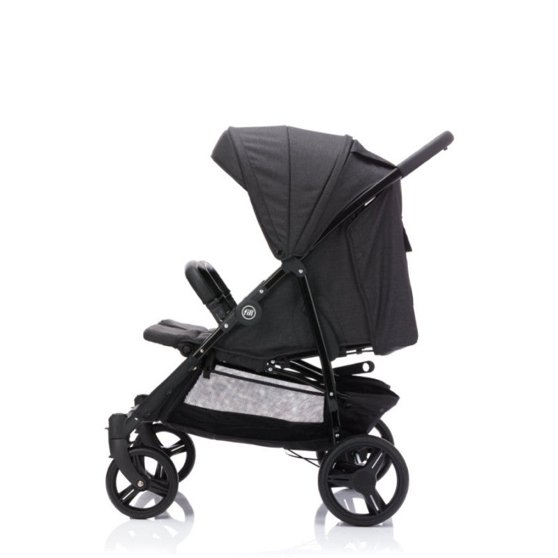Fillikid carucior sport gemeni DUO 0m+, Black Imagine secundară a produsului
