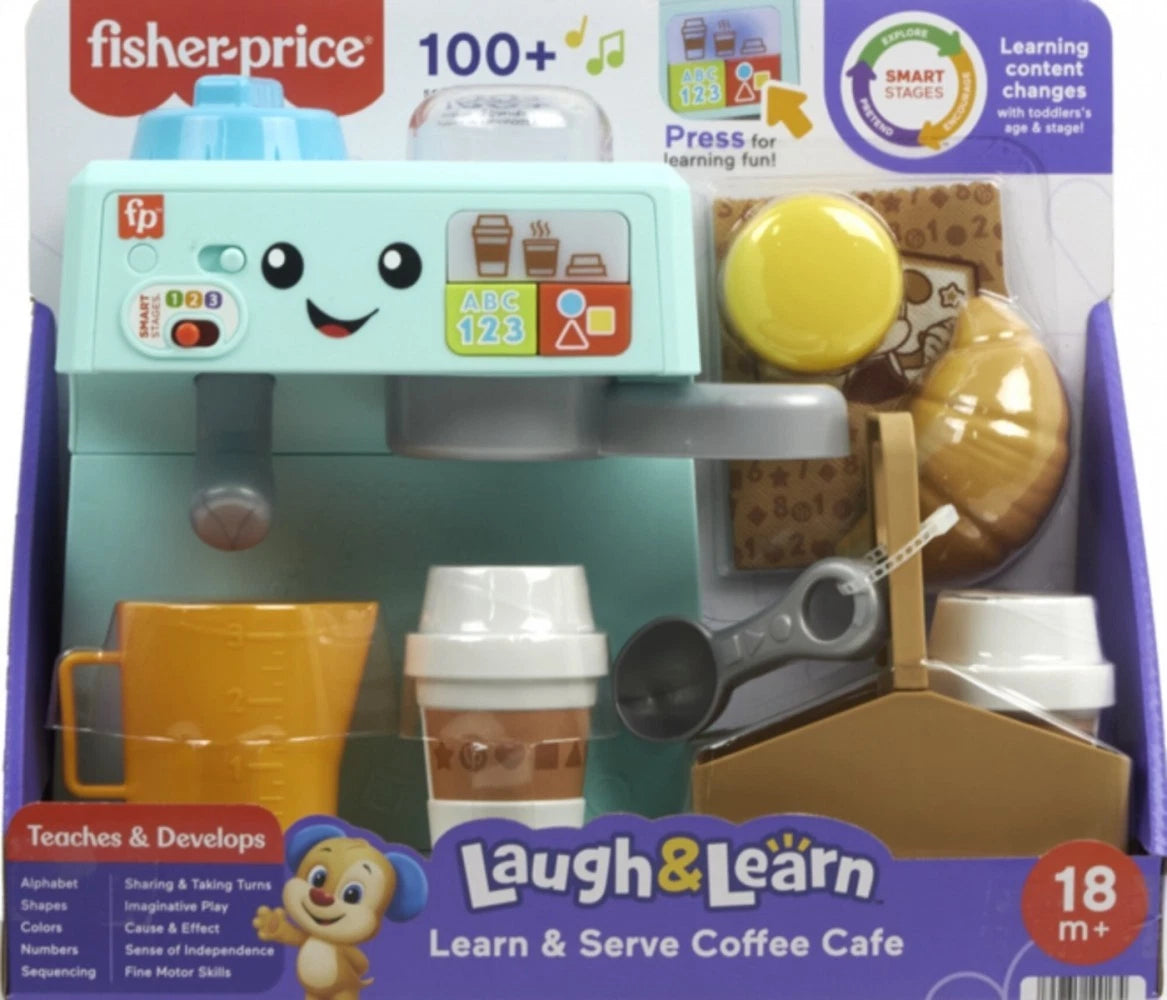 Fisher Price aparat de cafea Laugh&Learn Babarista Kávéfőző 18m+ Limba Maghiara
