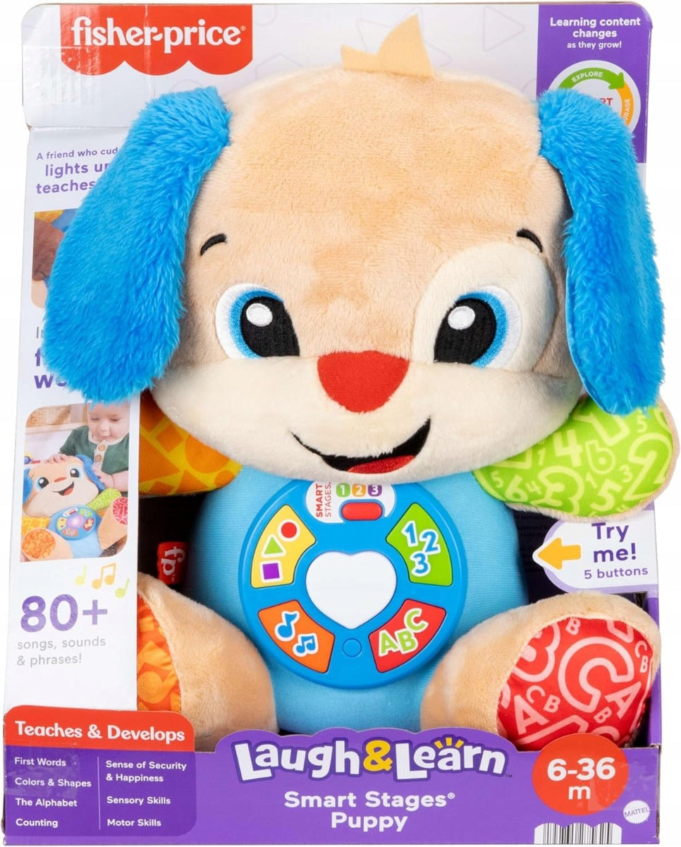 Fisher Price catel educational Laugh&Learn Tanuló kutyus 6-36 luni Limba maghiara
