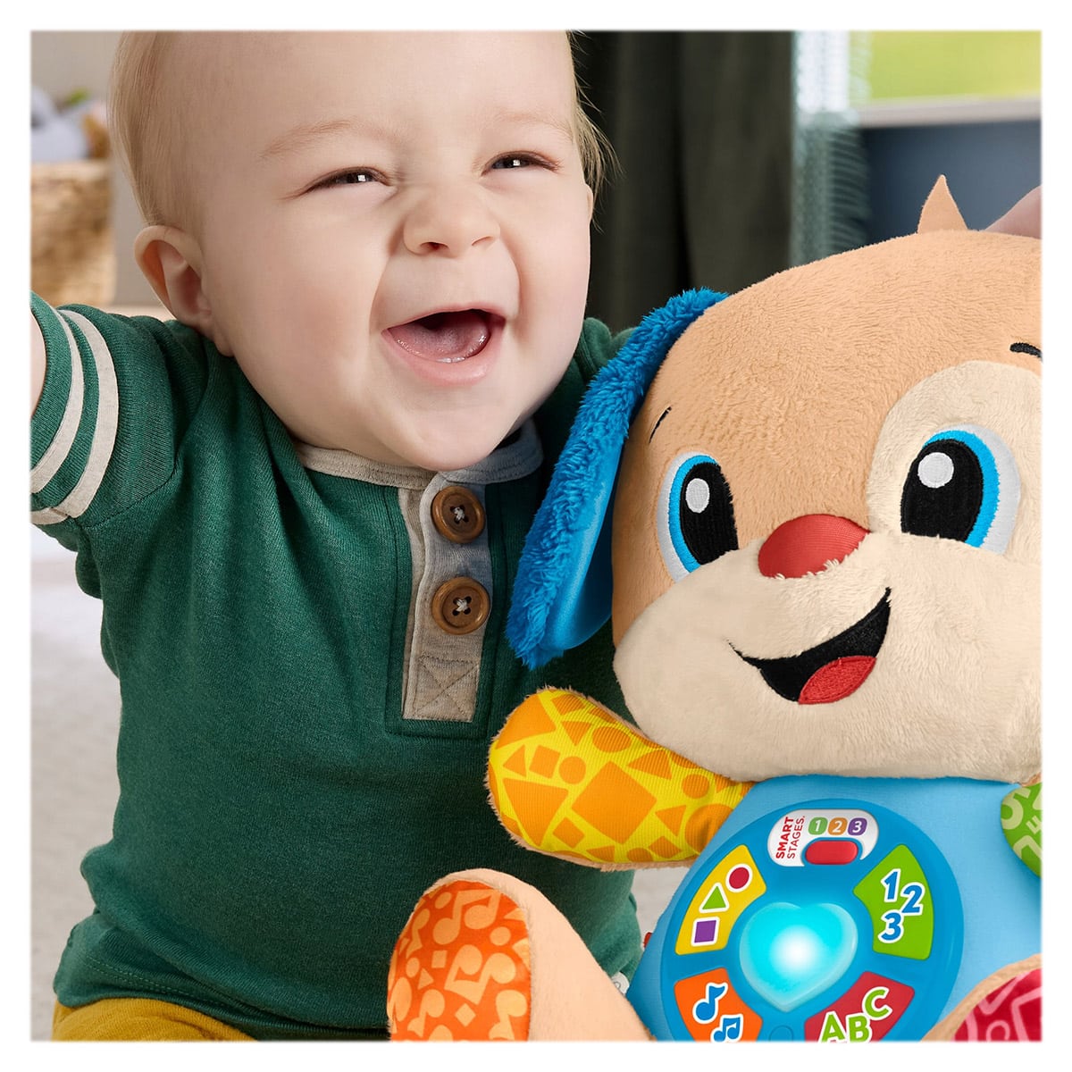 Fisher Price catel educational Laugh&Learn Tanuló kutyus 6-36 luni Limba maghiara