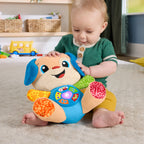 Fisher Price catel interactiv Laugh & Learn cu urechi albastre 6-36 luni Limba Romana