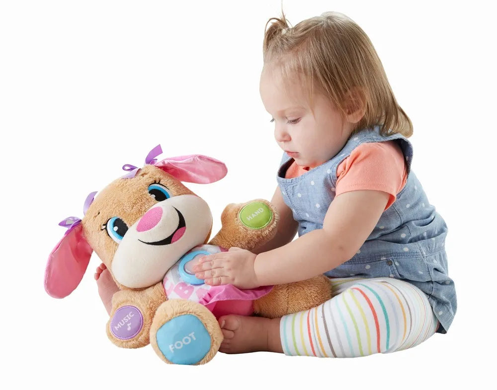 Fisher Price catelusa educationala Surioara Laugh&Learn 6-36 luni Limba romana