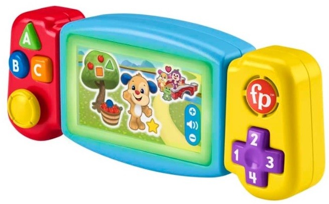 Fisher Price consola bebe Twist and Learn in Limba Romana, 9-36 luni