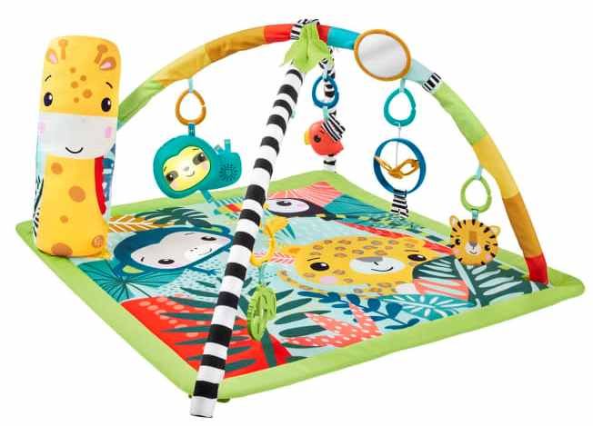 Fisher Price covor de joaca 3in1 Rainforest Sensory Gym 0m+