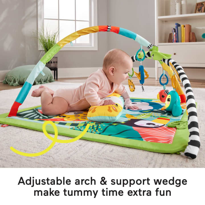 Fisher Price covor de joaca 3in1 Rainforest Sensory Gym 0m+