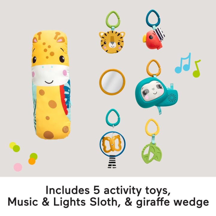 Fisher Price covor de joaca 3in1 Rainforest Sensory Gym 0m+