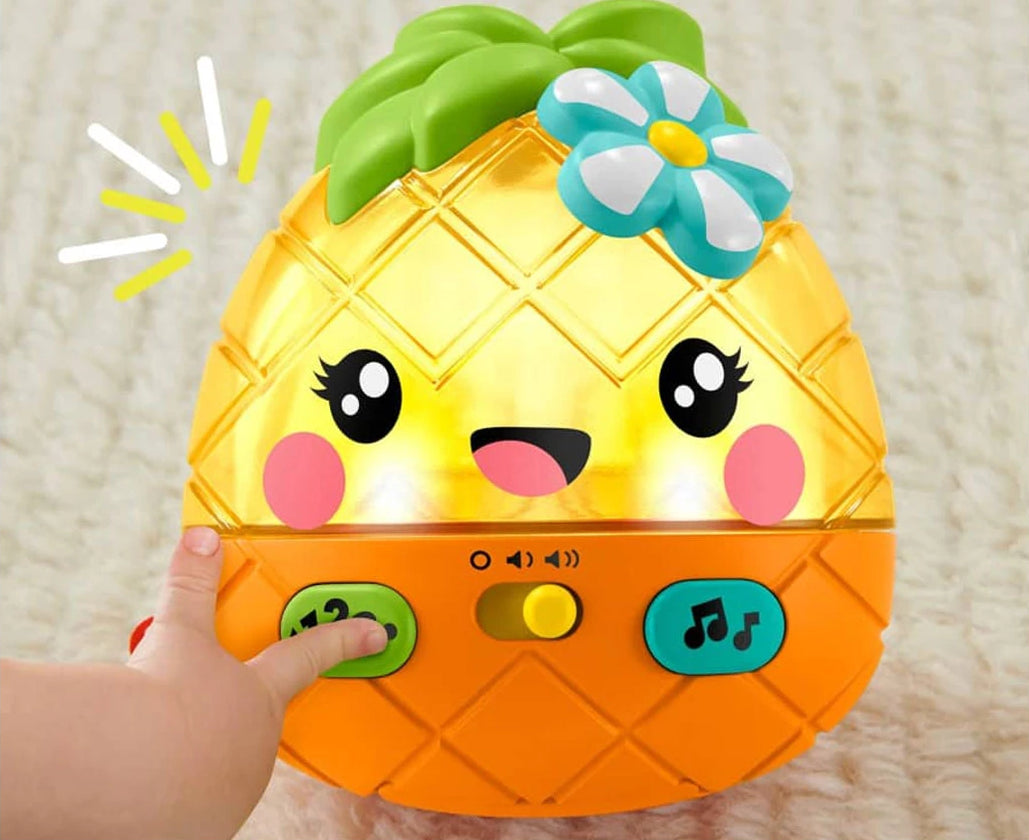 Fisher Price jucarie cu sunete si lumini 6-36 luni Ananas