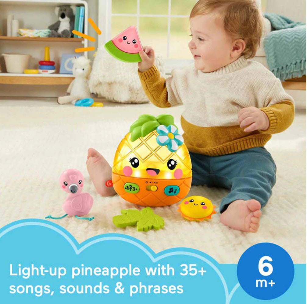 Fisher Price jucarie cu sunete si lumini 6-36 luni Ananas