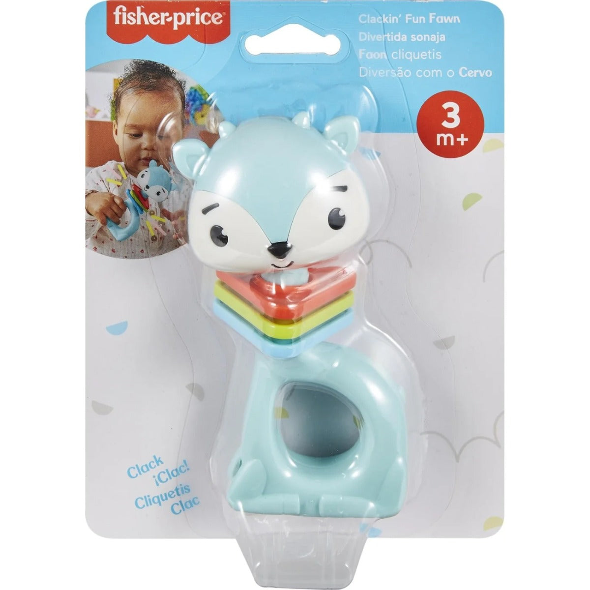 Fisher Price jucarie de dentitie 3m+ Caprioara