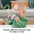 Fisher Price jucarie de dentitie 3m+ Twist&Teethe Otter