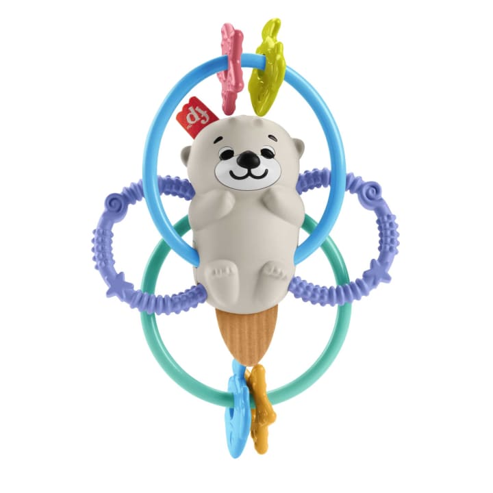 Fisher Price jucarie de dentitie 3m+ Twist&Teethe Otter Imagine principală a produsului