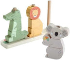 Fisher Price jucarie de stivuire din lemn cu animale Stack&Sort Animals 12m+