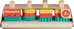 Fisher Price jucarie de stivuire din lemn cu forme Shape Stacker 2 ani+