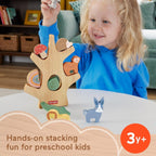 Fisher Price jucarie de stivuire din lemn pomul echilibrat Wooden Balance Tree 3 ani+