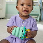 Fisher Price jucarie dentitie si zornaitoare din silicon 3m+ Meduza vernila