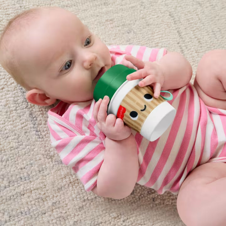 Fisher Price jucarie dentitie si zornaitoare senzoriala 3m+ Coffee Cup