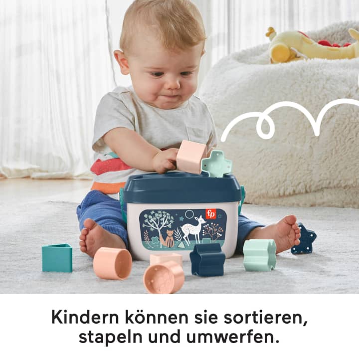 Fisher Price jucarie educativa Baby`s First Blocks 6m+